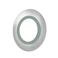 LUMICOM - ISOLA Plafonnier, LED INTEGREE, 30W, 4000K, métal/verre, vert iceberg, D.55cm