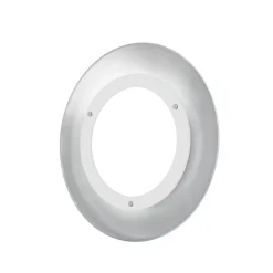 LUMICOM - ISOLA Plafonnier, LED INTEGREE, 12W, 4000K, métal/verre, blanc mat, D.35cm