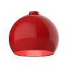LUMICOM - JOE Plafonnier, 1X E27, max 42W, métal, rouge brillant, D.40cm