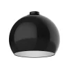 LUMICOM - JOE Plafonnier, 1X E27, max 42W, métal, noir mat/blanc, D.50cm