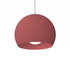 LUMICOM - JOE Suspension, 1X E27, max 42W, métal, rouge cowhide, D.25cm