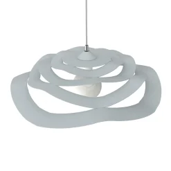 LUMICOM - KAMI Plafonnier, 1X E27, max 42W, métal, gris, D.60cm