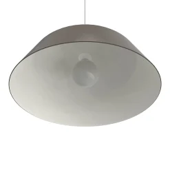 LUMICOM - KON Suspension, 1X E27, max 42W, métal, gris /blanc, D.50cm