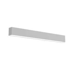 LUMICOM - LINEAR Plafonnier, STRIP LED INTEGREE, 14.4W, 4000K, métal, blanc mat, L60cm