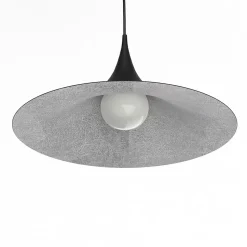 LUMICOM - LOUIE TRACK Suspension, 2X E27, max 42W, métal, matt noi/argent, D.33cm x L.70cm