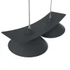LUMICOM - MILLER Suspension, 2X E27, max 42W, métal, gris anthracite, L.27cm