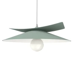 LUMICOM - MILLER Suspension, 1X E27, max 42W, métal, vert iceberg/blanc, D.40cm