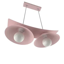 LUMICOM - MILLER Suspension, 2X E27, max 42W, métal, rose, L.27cm