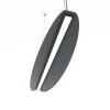 LUMICOM - MIRROR 1X Suspension, STRIP LED, 17W/m, 3000K, métal, gris anthracite, L90cm