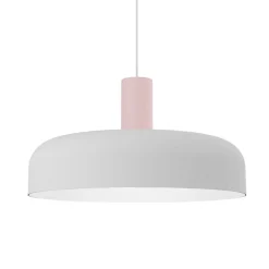 LUMICOM - NADIR Suspension, 1X E27, max 42W, métal, rose, D.40cm