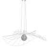 LUMICOM - NINA Suspension, 1X E27, max 42W, métal, blanc mat, D.90cm