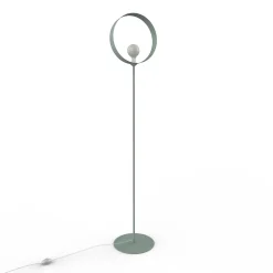 LUMICOM - NUCLEO MONO Lampadaire, 1xE27, max 42W, métal, vert iceberg, H.170cm