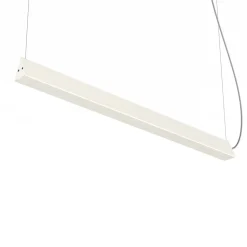 LUMICOM - PEAK 1X Suspension, STRIP LED, 17W/m, 4000K, métal, blanc brillant, L100cm