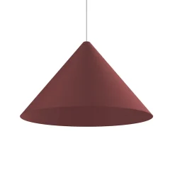 LUMICOM - PINOCCHIO Suspension, 1X E27, max 42W, métal, rouge cowhide, D.50cm