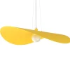 LUMICOM - PIUMA Suspension, 1X E27, max 42W, métal, jaune, D.90cm