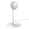 LUMICOM - PURO Lampe de table, 1X E27, max 42W, métal, blanc, D.4cm H.20cm