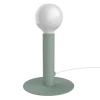LUMICOM - PURO Lampe de table, 1X E27, max 42W, métal, vert iceberg, D.4cm H.20cm