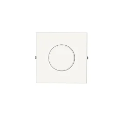 LUMICOM - RIVER SQUARE Plafonnier, 1x GX53, max 8W, métal, blanc mat, 15x15cm