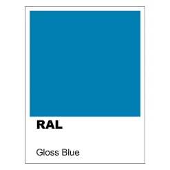 LUMICOM - ROND COUPE Suspension, 1x GU10, max 33W, métal, blanc mat/bleu méditerranéen, D.6cm x H30cm