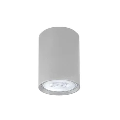 LUMICOM - ROND Plafonnier, 1x GU10, max 33W, métal, blanc mat, D.6cm x H10cm