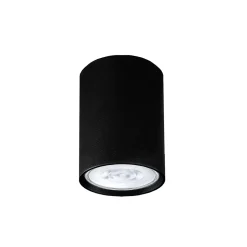 LUMICOM - ROND Plafonnier, 1x GU10, max 33W, métal, rose, D.6cm x H10cm