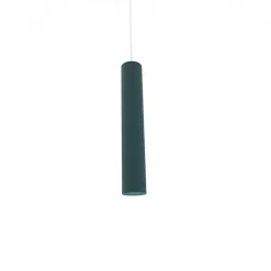 LUMICOM - ROND Suspension, 1X GU10, max 33W, métal, bleu méditerranéen, H.30cm