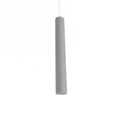LUMICOM - ROND Suspension, 1X GU10, max 33W, métal, gris, H.40cm