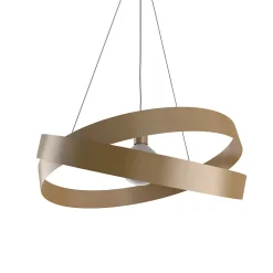 LUMICOM - SOFT Suspension, 1X E27, max 42W, métal, anodic or, D60cm