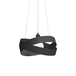 LUMICOM - SOFT Suspension, 1X E27, max 42W, métal, noir mat, D40cm