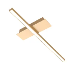 LUMICOM - SPLINT 1X Plafonnier, STRIP LED, 17W/m, 3000K, métal, anodic gold, L50cm