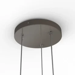 LUMICOM - SPLINT 3X Suspension, STRIP LED, 17W/m, 3000K, métal, gris , L100cm