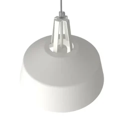 LUMICOM - SPRING Suspension, 1X E27, max 42W, métal, blanc mat, D35cm