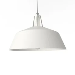 LUMICOM - SPRING Suspension, 1X E27, max 42W, métal, blanc mat, D35cm