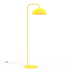LUMICOM - TOKYO Lampadaire, 1xE27, max 42W, métal, jaune, D.35cm x H.165cm