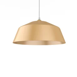 LUMICOM - TOKYO Suspension, 1xE27, max 42W, métal, anodic gold, D.35cm