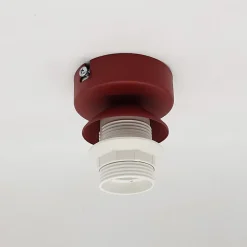 LUMICOM - TUZZI Plafonnier, 1xE27, max 42W, métal, rouge cowhide, D.50cm