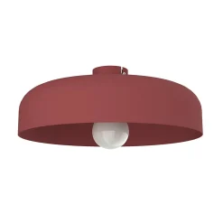 LUMICOM - TUZZI Plafonnier, 1xE27, max 42W, métal, rouge cowhide, D.40cm