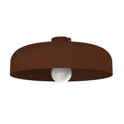 LUMICOM - TUZZI Plafonnier, 1xE27, max 42W, métal, marron corten, D.40cm