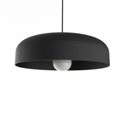 LUMICOM - TUZZI Suspension, 1xE27, max 42W, métal, noir mat, D.40cm