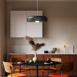 LUMICOM - TUZZI Suspension, 1xE27, max 42W, métal, anthracite, D.40cm