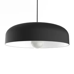LUMICOM - TUZZI Suspension, 1xE27, max 42W, métal, noir/blanc, D.40cm