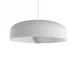 LUMICOM - TUZZI Suspension, 1xE27, max 42W, métal, blanc mat, D.40cm
