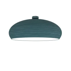 LUMICOM - UFO Plafonnier, 1xE27, max 42W, métal, bleu/blanc, D.60cm