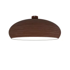 LUMICOM - UFO Plafonnier, 1xE27, max 42W, métal, corten/blanc, D.60cm