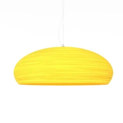 LUMICOM - UFO Sospensione, 1xE27, max 42W, metallo, giallo, D.60cm