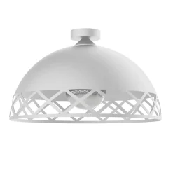 LUMICOM - WINDOW Plafonnier, 1xE27, max 42W, métal, traffic white, D.60cm