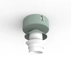 LUMICOM - WINDOW Plafonnier, 1xE27, max 42W, métal, iceberg green, D.60cm