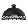LUMICOM - WINDOW Plafonnier, 1xE27, max 42W, métal, matt black, D.60cm