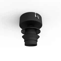 LUMICOM - WINDOW Plafonnier, 1xE27, max 42W, métal, matt black, D.60cm