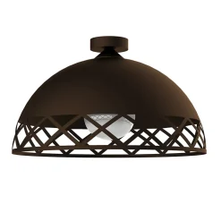 LUMICOM - WINDOW Plafonnier, 1xE27, max 42W, métal, corten, D.40cm